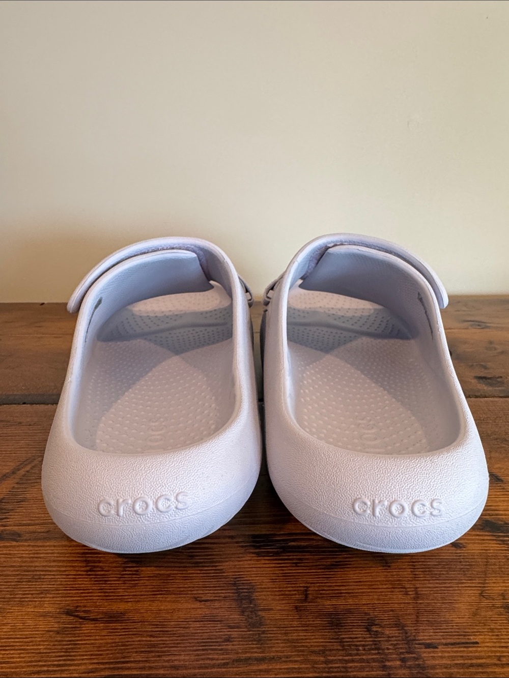 Crocs Mellow Luxe Recovery Athleisure Slide Purple Moon Men’s 6 Women’s 8 - Picture 7 of 8